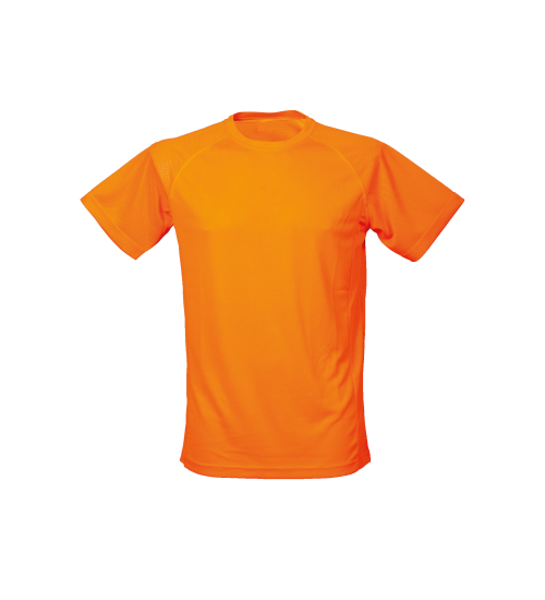 T-SHIRT 100% POLIESTERE 150 gr ARANCIO - S