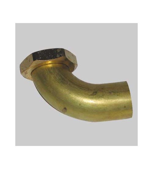 CODOLO CURVO IN OTTONE - 1"1/2 diam. 32