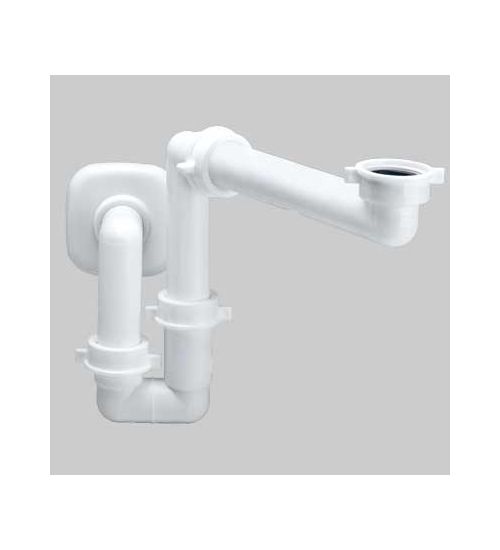 SIFONE SALVASPAZIO PER LAVABO CONSOLLE - 1"1/4 x 32÷40