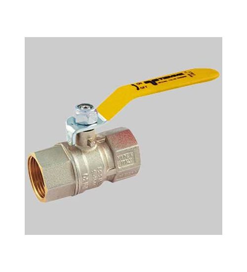 VALVOLA SFERA GAS F/F LEVA ACCIAIO - 3/4 MOP5