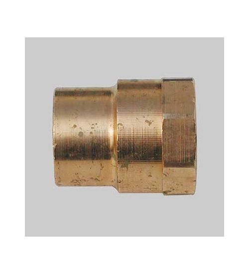 NIPLES BRONZO FILETTATO FEMMINA A SALDARE FEMMINA - 14 x 1/2