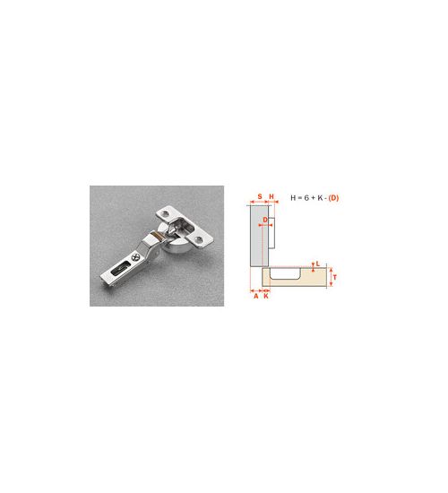 SALICE CERNIERA AMMORTIZZATA C7A6GE9 COLLO 9