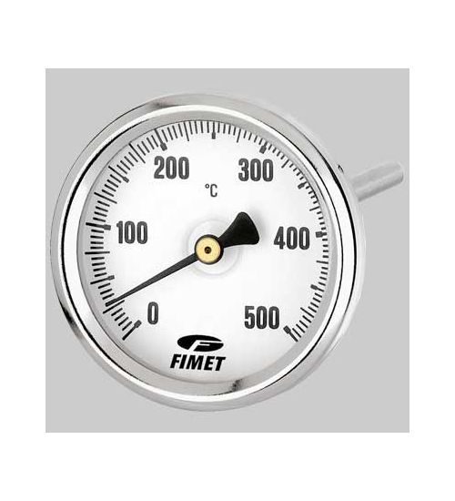 TERMOMETRI PER CANNA FUMARIA 0 - 500°C POSTERIORE - Stelo 300 mm