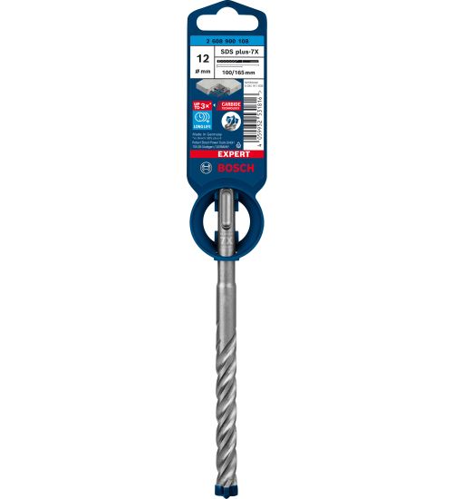 BOSCH-A PUNTA SDS PLUS-7X EXPERT 12X100/165 MM