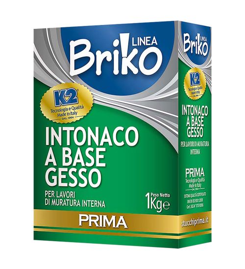 INTONACO BASE GESSO 'BRIKO K2' Kg. 4 - in sacchetta