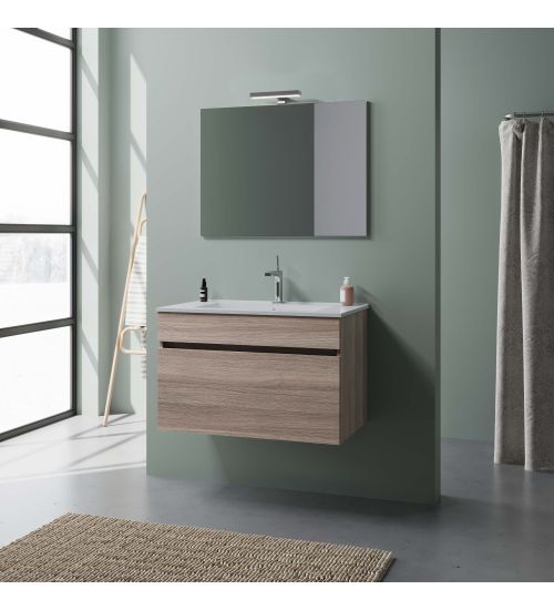 MOBILE BAGNO BOGOTA CM. 80 SOSPESO ROVERE FUMO