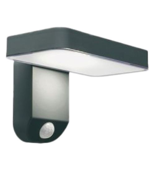 APPLIQUE SOLARE LED 'SOLARE' 4,5 W - cm 18 x 13 x 12 grafite