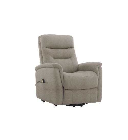 POLTRONA RECLINER SOFT DUE MOTORI TESSUTO BEIGE