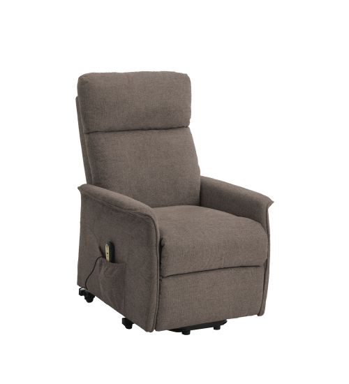 POLTRONA RECLINER RELAX ALZAPERSONA TESS.MARRONE