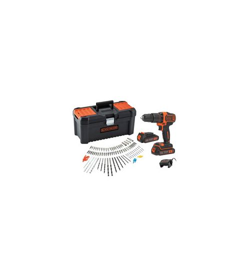 TRAPANO AVVITATORE B+D 18V BCD700C2TA + 105 ACC.