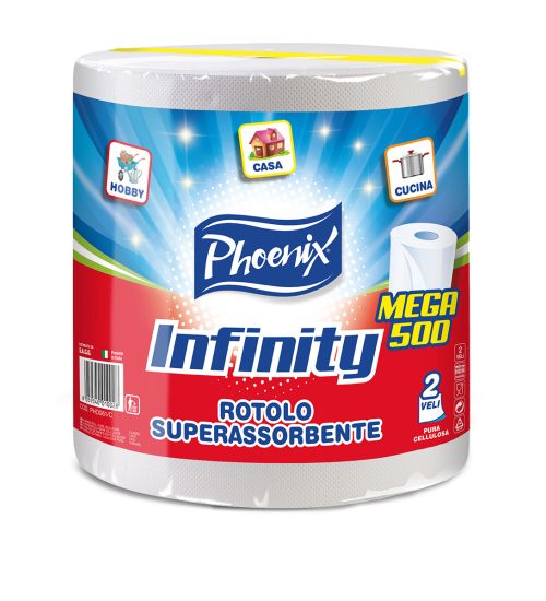 BOBINA CARTA PURA CELLULOSA INFINITY 600 G