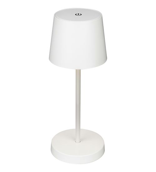 LAMPADA DA TAVOLO ART.BT10000 BIANCO BATTERIA RICARICABILE