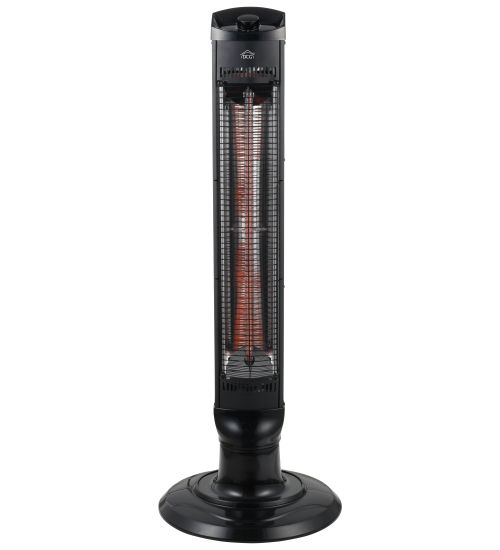 STUFA ELETTRICA AL CARBONIO 900W A TORRE - OSCILLANTE - Mod. SA9815