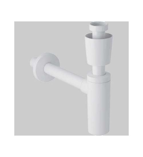 SIFONE A VISTA PER LAVABO - BIANCO diam. 40 x 1"1/4