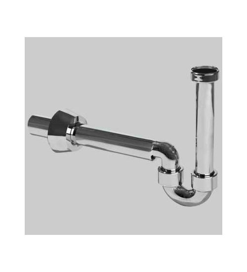 SIFONE PER BIDET ORIENTABILE CROMATO - diam. 40 x 1"1/4