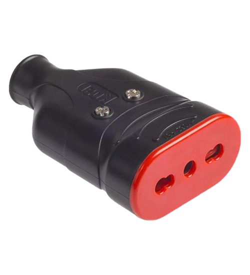 PRESA ALTA RESISTENZA 'ELA PLUG' 2P+T 10/16A - colore bianco