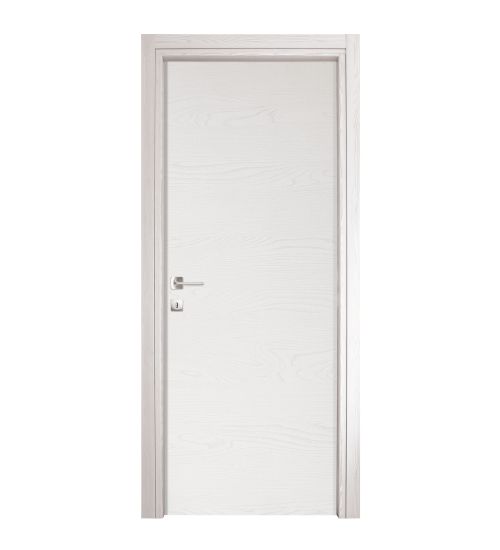 PORTA BATTENTE - FRASSINO BIANCO  - Mod. MICROTEC - Dim. 210x70cm