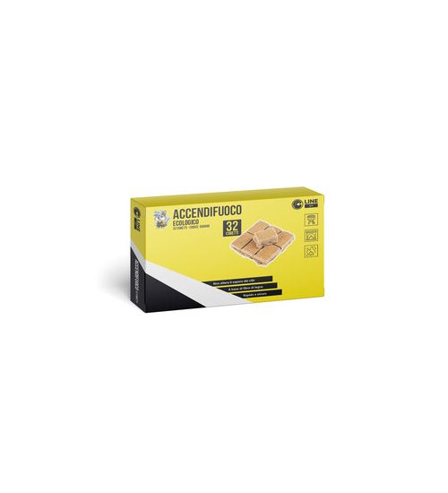 C ACCENDIFUOCO ECOLOGICO 32 CUBETTI 140 G