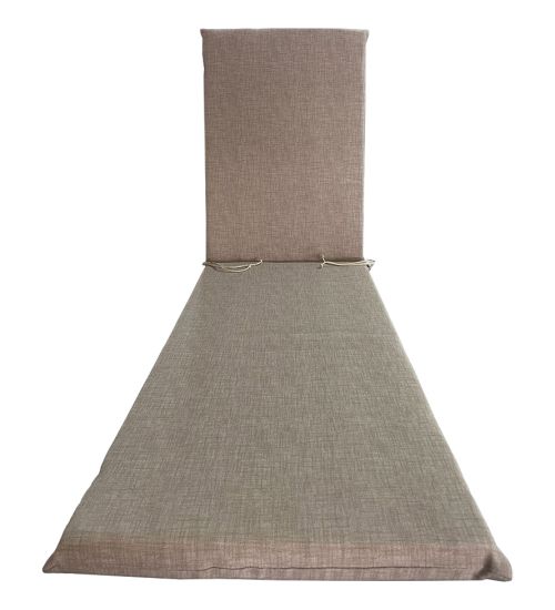 CUSCINO GARDEN BEIGE PER SDRAIO CON POGGIATESTA H.5 CM.180X50