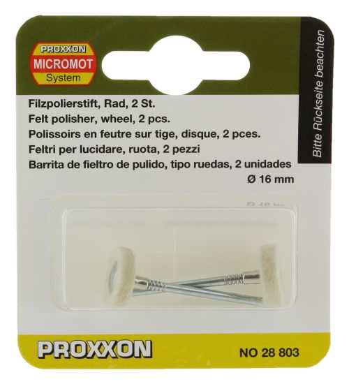 PROXXON 28803 FIG.19FELTRI A RUOTA (2 PZ)