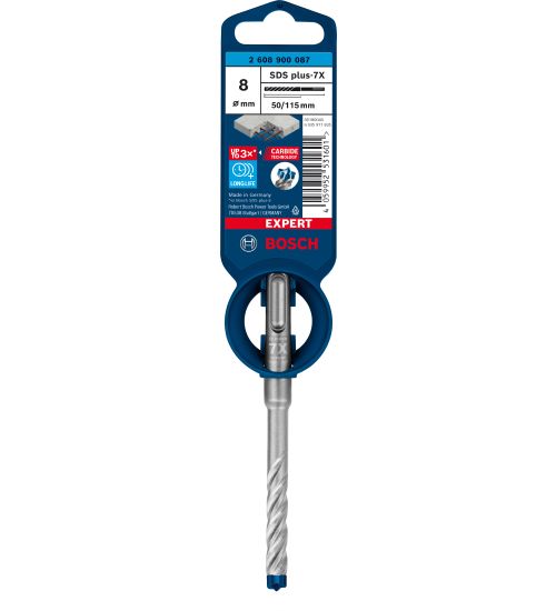 BOSCH-A PUNTA SDS PLUS-7X EXPERT  8X 50/115 MM