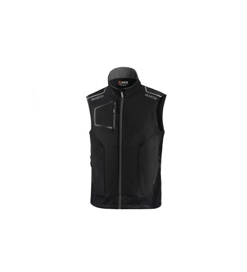 SPARCO GILET ILLINOIS BLACK GREY TG L