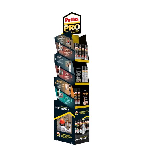 ASSORTIMENTO MISTO ADESIVI DI MONTAGGIO 'SERIE PRO' totale 48 pezzi