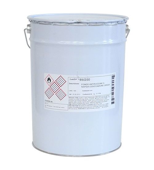 ANTIRUGGINE A RAPIDA ESSICCAZIONE - 25 KG - COL.GRIGIO - COLOREA 