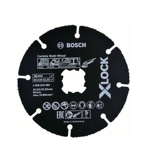 BOSCH-B DISCO UNIV. CARBIDE X-LOCK MM.115