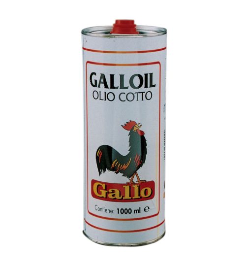 OLIO DI LINO COTTO PER LEGNO - GALLO - LT.5