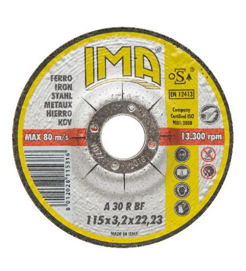 IMA MINIDISCO X FERRO D.115X3,2