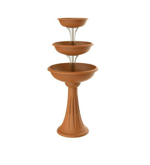 FIORIERA A COLONNA MOD.TREVY DIAM.CM.30/40/50 - COL.TERRACOTTA- BAMA