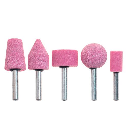 MOLE ABRASIVE AL CORINDONE ROSA '399.00' set 5 pezzi