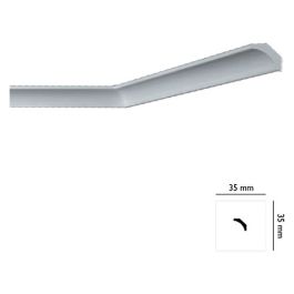 CORNICE DECORATIVA PER SOFFITTO mod. 'I705' - mm 35 x 35