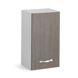 Base per Cucina Componibile Mobile in Legno Larice Grigio 40 cm Larghezza 1  Anta