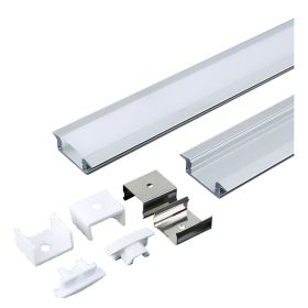 Profilo canalina in alluminio per strip LED 2 MT. - Ferramenta Spanò