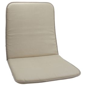 Cuscino per sedute con schienale basso 80x42 colore beige