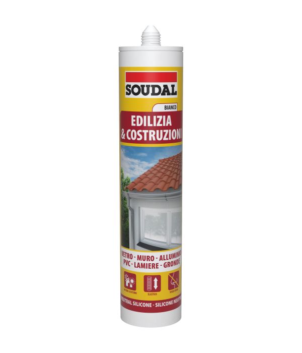 SILICONE NEUTRO SOUDAL BIANCO ML.300