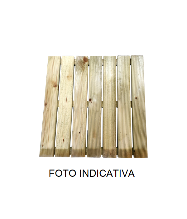 PEDANA PER GIARDINO IN LEGNO cm 50 x 50 x H 3,2